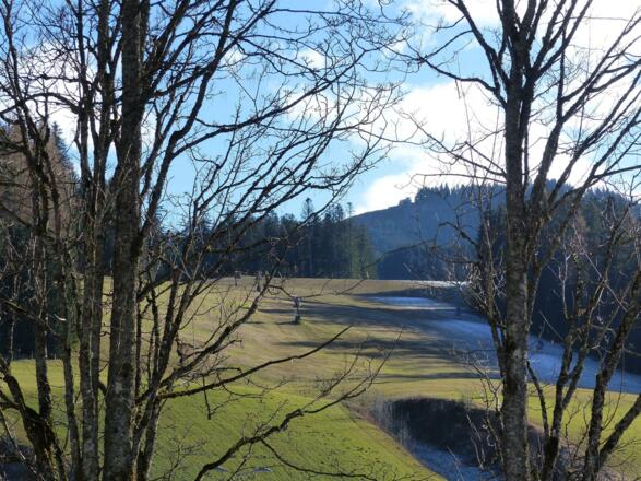 Haus Pistenblick blick von Haus am pisten