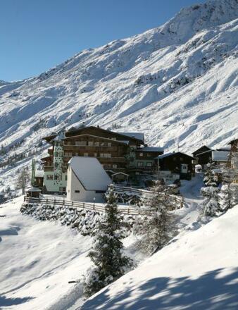 Silbertal Winteransicht bei Ankunft