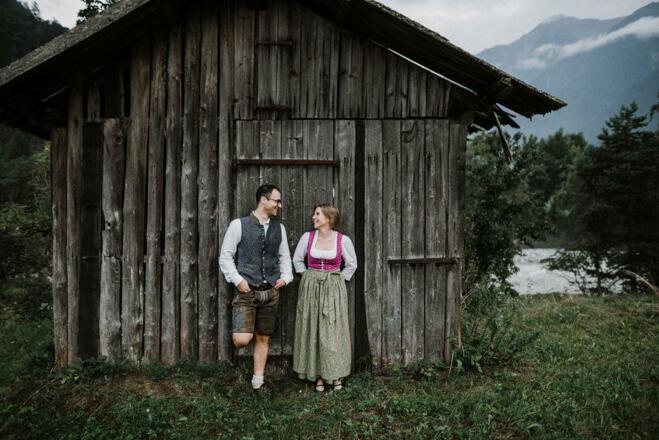 Gastgeber Christine und Christoph