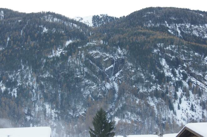Vor dem Haus Klettersteig