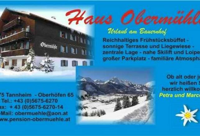Haus Obermühle Bild für Fotogalerie