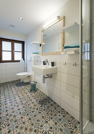 neue renovierte Badezimmer