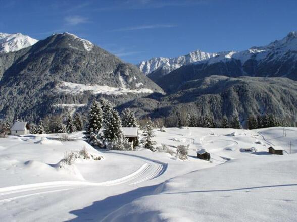 Langlaufen in Köfels in unberührter Natur