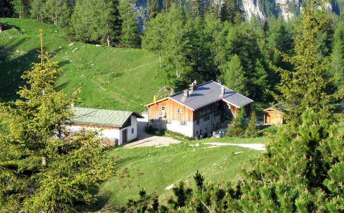 Das Schneibsteinhaus in schöner Lage