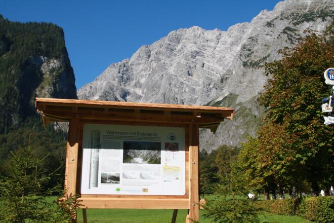 Infotafel am Watzmann