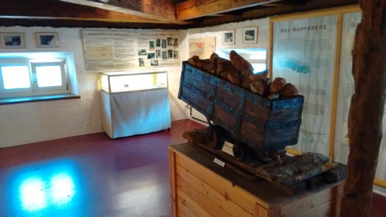 Museum Hüttau- ein eigener Raum ist der Kupferzeche Larzenbach gewidmet 