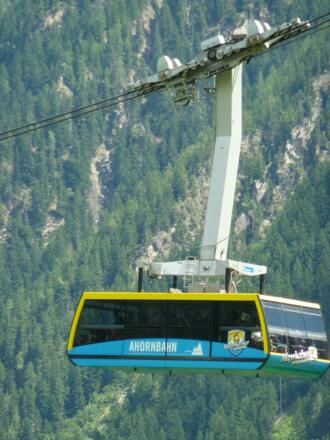 Großraumkabine der Ahornbahn