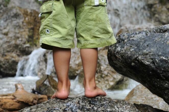 Kundler Klamm Kinderbeine