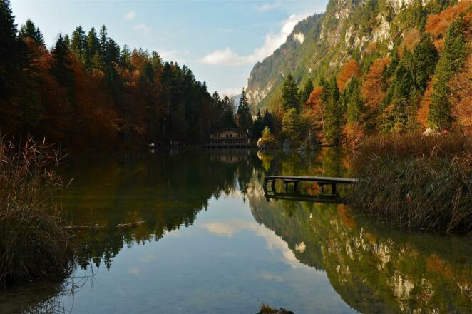 Herbst am Berglsteinersee