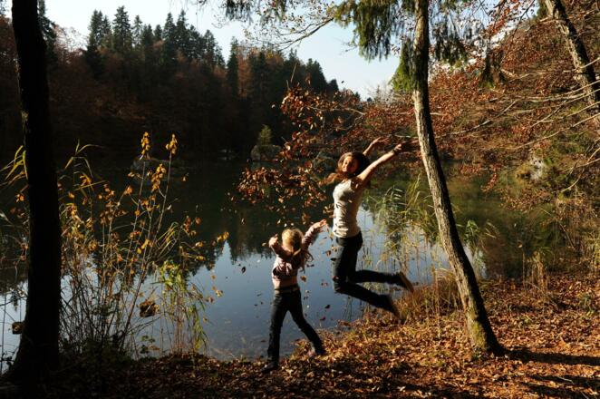 Berglsteinersee im Herbst