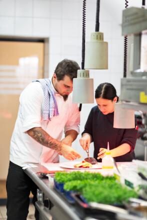 Haubenverdächtige Küche