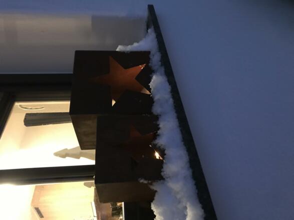 Winterdekoration am Gruebe-Hof