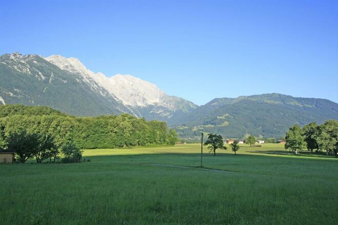 Ausblick auf Gebirge