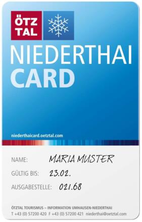Niederthai Card - alle Wintersportarten inklusive