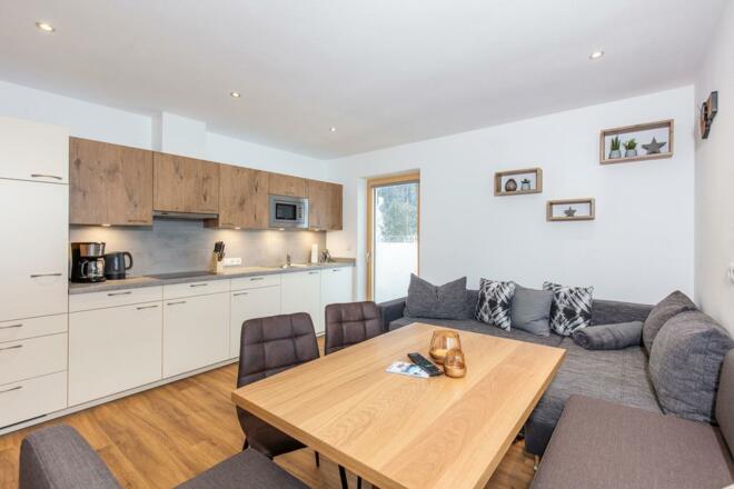 Wohnen und Kochen im Apart Auszeit