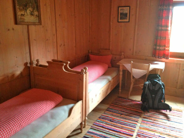 Zimmer des Tuxerjoch-Haus
