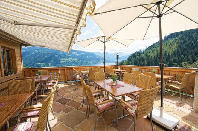 Gemütliche Terrasse beim Pfefferbau
