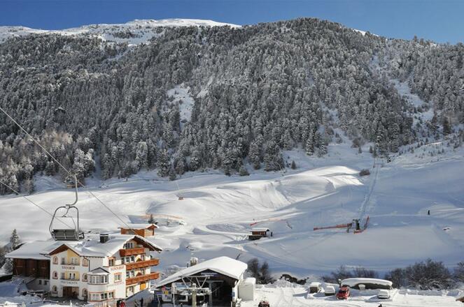 Sonnhof Lage im Winter