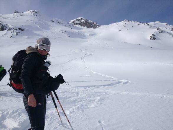 Powderabfahrt vom Nederkogl
