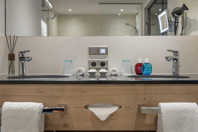 Badezimmer Doppelzimmer Festkogl