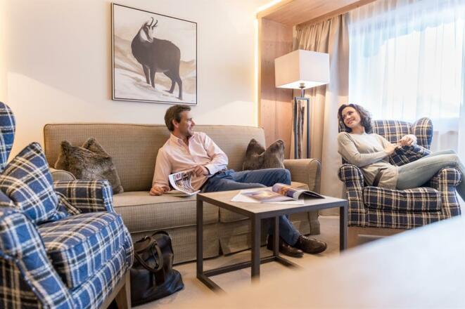 Wohnbereich Suite Gurgl
