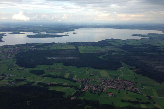 Über dem Chiemsee