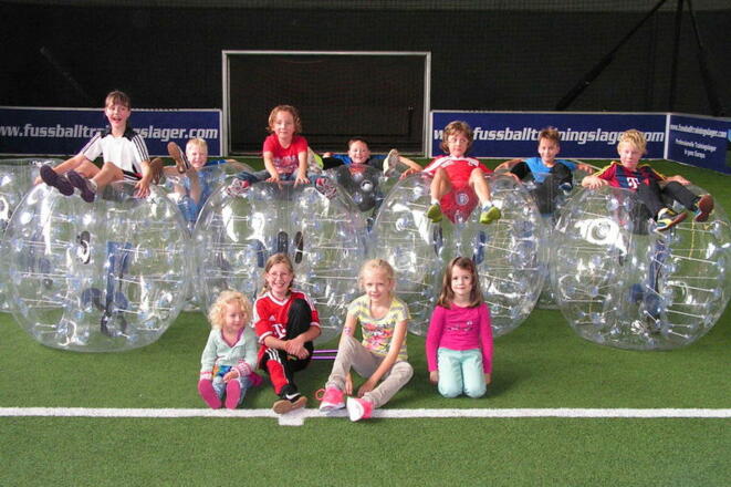 Kindergeburtstag im Bubble Soccer