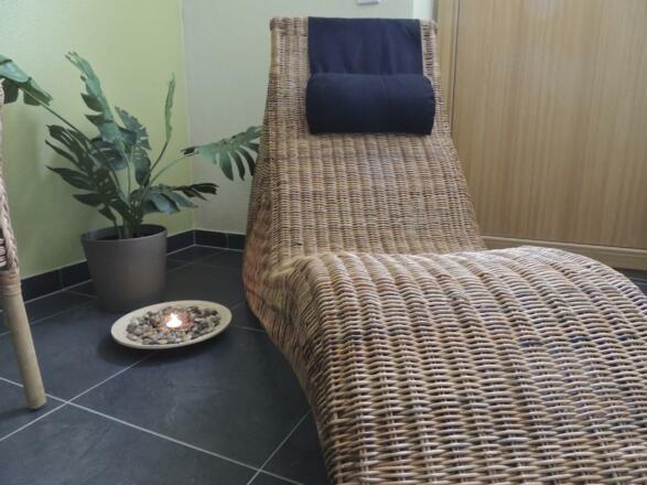 Ruhebereich der Sauna