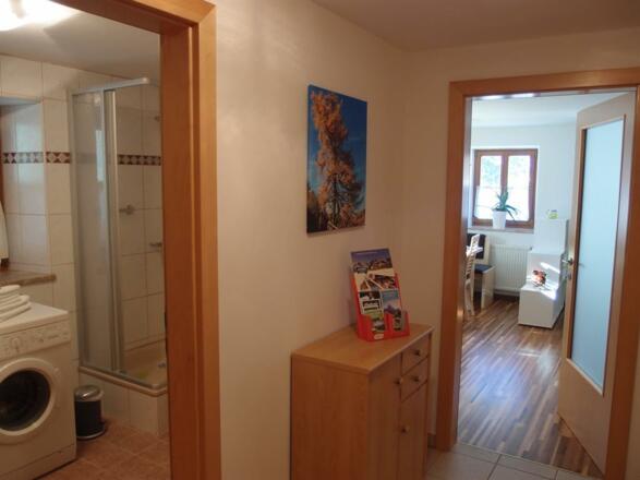 Eingangsbereich mit Zugang Bad und Wohnzimmer