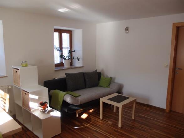 Wohnzimmer mit Schlafcouch