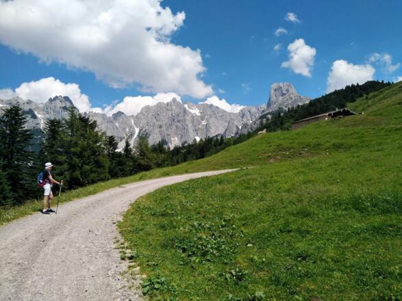 Wanderung Richtung Mahdalm