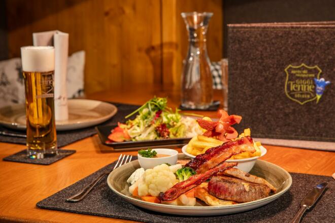 Speisen im Restaurant Giggitenne