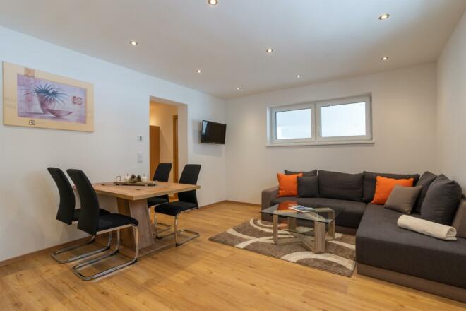 Apart Fiegl Wohnbereich