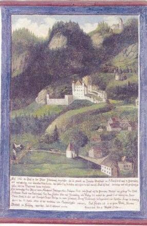 Bildtäfelchen mit Text.