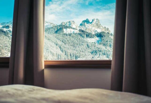 Schlafzimmer-Ausblick