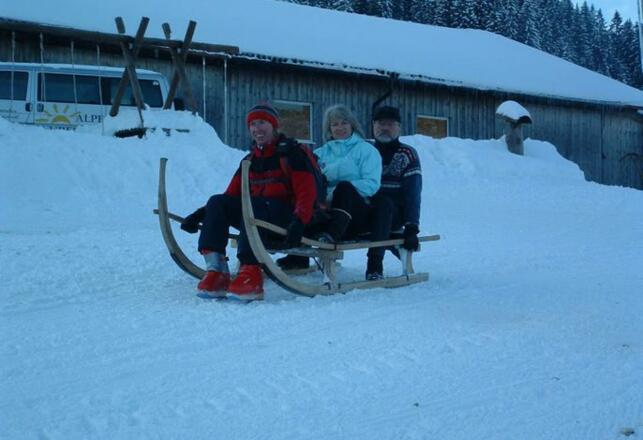 Hornerschlitten Winter