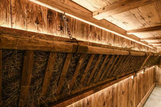 Zugang zum Berghaus Gauertal im Untergeschoss