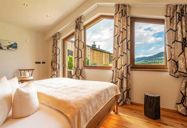 Schlafzimmer mit Aussicht