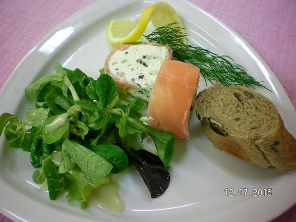 Lachs-Roulade