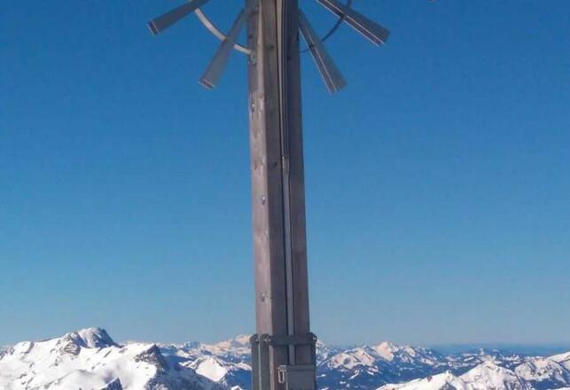 Geißhornkreuz mit Fernsicht