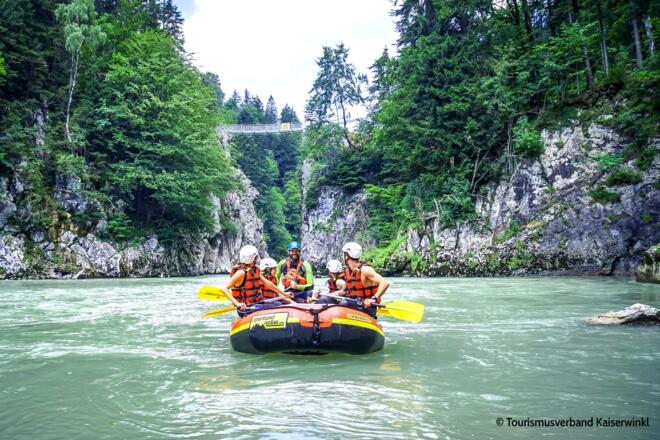 Raftingtour auf dem Schmugglerweg Entenlochklamm
