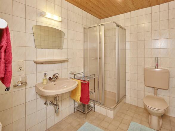 Dusche/WC - Doppelzimmer