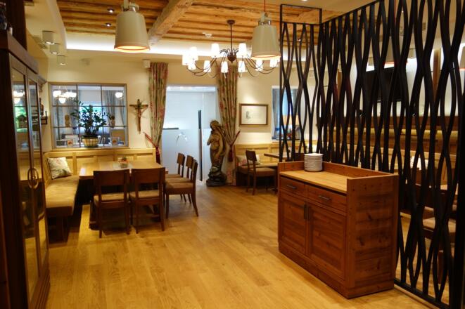 Blick in die Gaststube