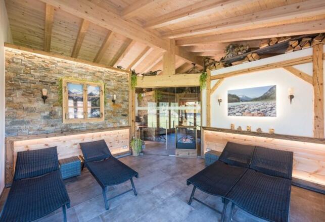 Ruheraum im Wellness Chalet