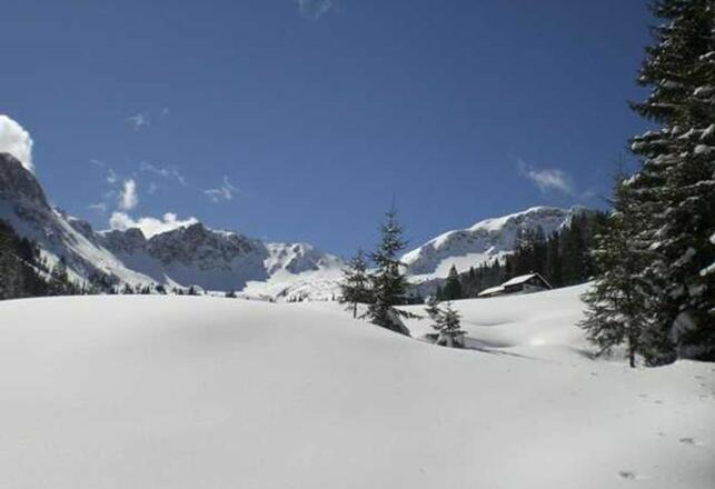 Skitouren und Schneeschuhwanderungen vom Almdorf Tirol beginnend