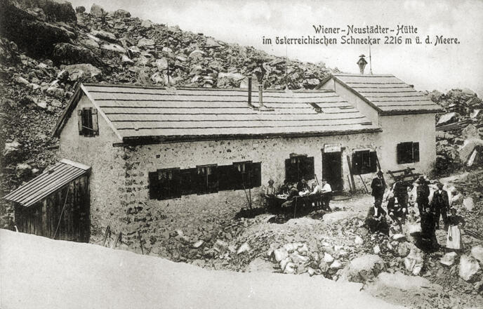 Wiener Neustädter Hütte um 1900