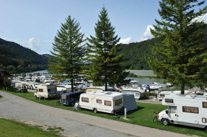 Freizeitanlage Schlögen, Terrassencamping