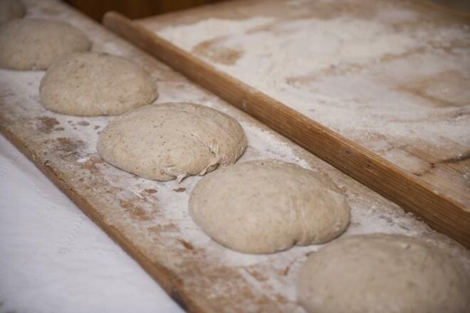 Brot vor dem Backen