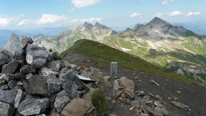 Tschingelgipfel hinüber zum Naafkopf.