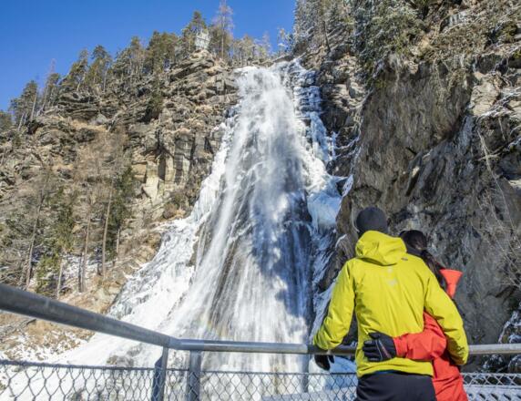 Stuibenfall Plattform Winter
